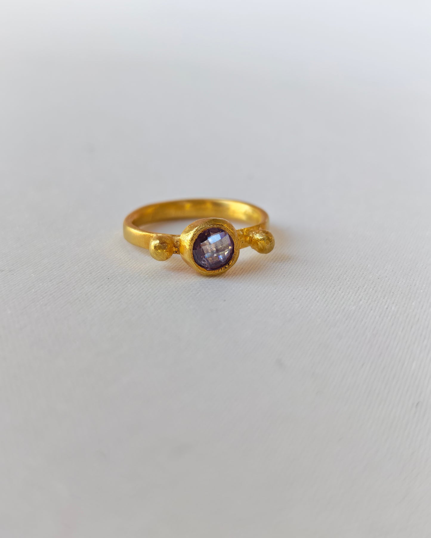 Lyra — El Yapımı Doğal Taş Gümüş Yüzük | moirai jewellery
