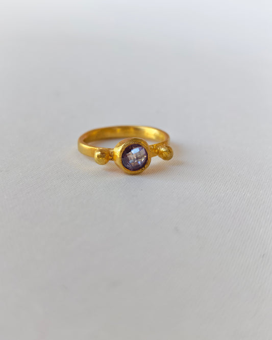 Lyra — El Yapımı Doğal Taş Gümüş Yüzük | moirai jewellery